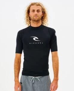 Rip Curl Corps Short Sleeve UV Tee - Black