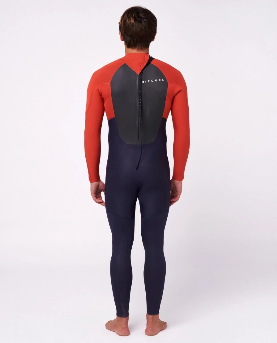 Rip Curl Omega 3/2mm Mens Back Zip Summer Wetsuit 2023 - Red 4 Rip Curl Omega 3/2mm Mens Back Zip Summer Wetsuit 2023 - Red - Image 2