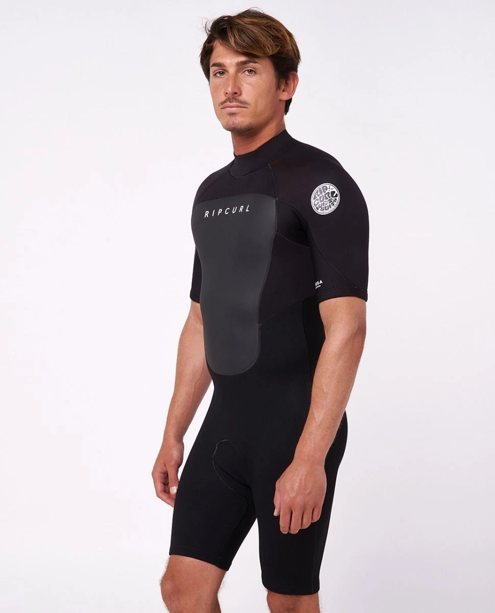 Rip Curl Omega 2mm Shorty Mens Wetsuit 2023 - Black 5 Rip Curl Omega 2mm Shorty Mens Wetsuit 2023 - Black - Image 3