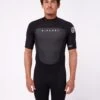Rip Curl Omega 2mm Shorty Mens Wetsuit 2023 - Black -Aqua Style Shop 105684 111msp 0090 3