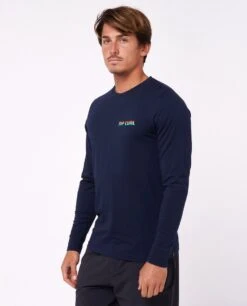 Rip Curl Icons Of Surf L/Sleeve UV Tee - Navy