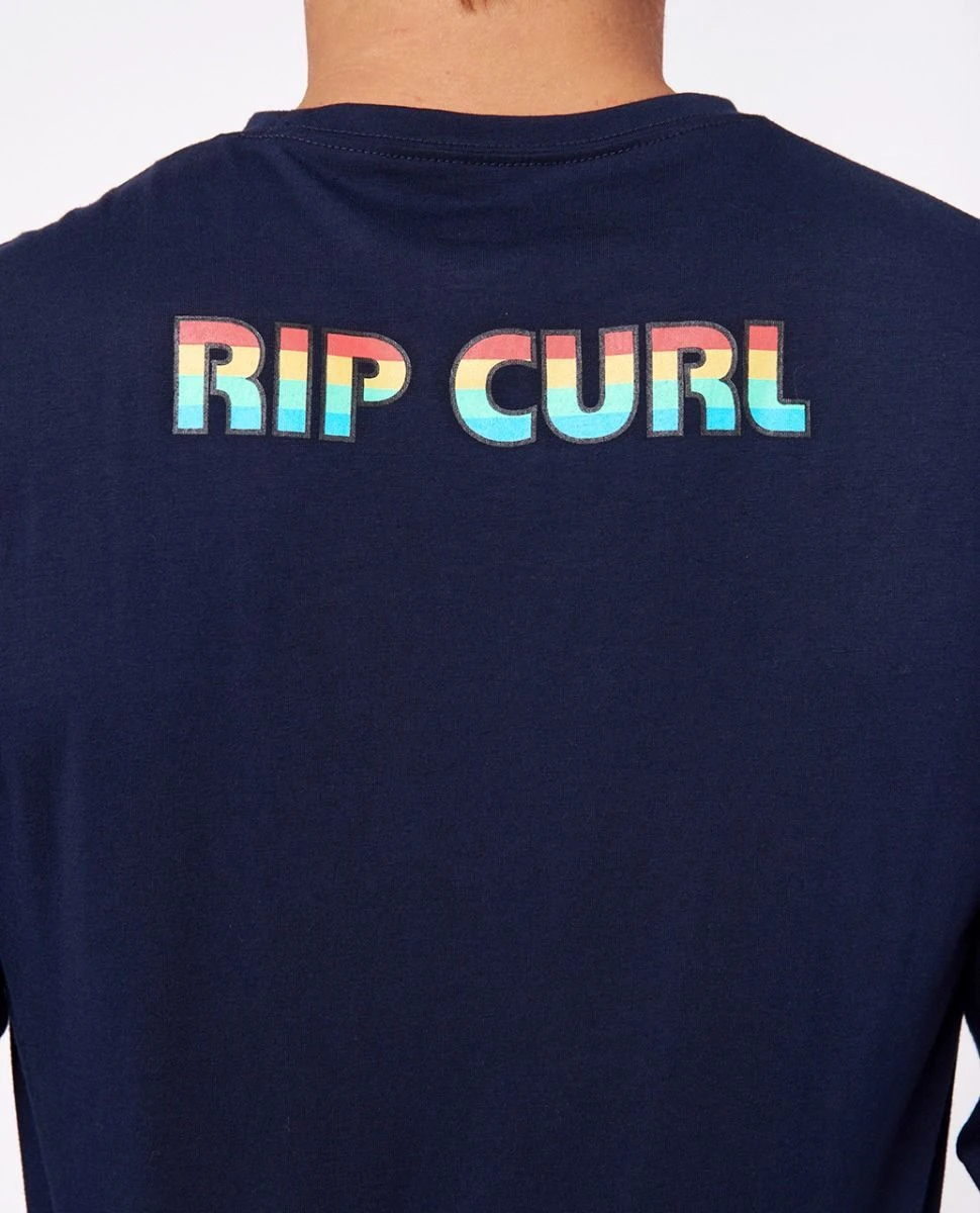 Rip Curl Icons Of Surf L/Sleeve UV Tee - Navy 4 Rip Curl Icons Of Surf L/Sleeve UV Tee - Navy - Image 2