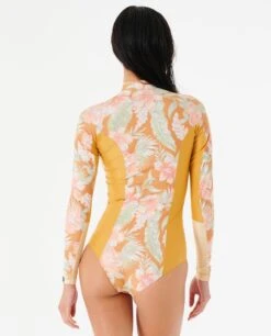 Rip Curl Always Summer UPF50+ One Piece Surfsuit - Gold -Aqua Style Shop 109575 144wrv 0146 3