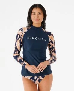 Rip Curl Always Summer Womens Long Sleeve UV Top - Navy