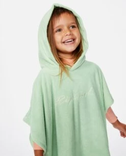 Rip Curl Script Junior Hooded Towel - Mint
