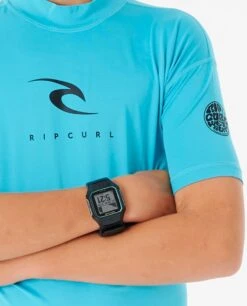 Rip Curl Corps Short Sleeve UV Rash Vest - Blue 11 Rip Curl Corps Short Sleeve UV Rash Vest - Blue -Aqua Style Shop 111727 11nbrv 0070 5