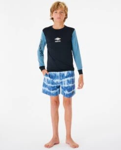 Rip Curl Tube Heads Long Sleeve Boys Rash Vest - Black/Blue 10 Rip Curl Tube Heads Long Sleeve Boys Rash Vest - Black/Blue -Aqua Style Shop 111736 11pbrv 0090 4