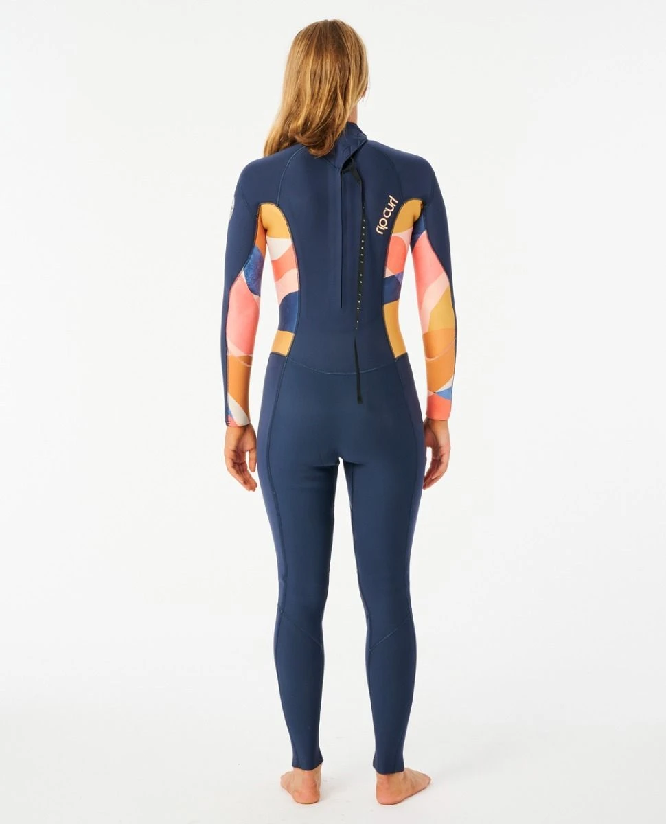 Rip Curl Womens Dawn Patrol Back Zip 4/3mm Wetsuit 2023 - Peach 5 Rip Curl Womens Dawn Patrol Back Zip 4/3mm Wetsuit 2023 - Peach - Image 3
