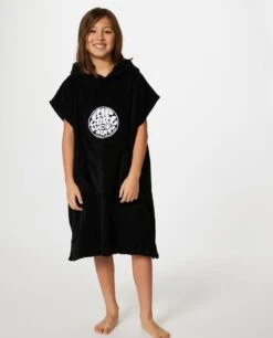Rip Curl Icons Hooded Boys Poncho Towel - Back