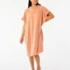 Rip Curl Script Womens Hooded Changing Towel - Dusty Coral -Aqua Style Shop 119349 gtwfm1 8033 1 1