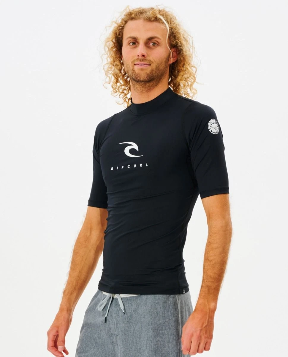 Rip Curl Corps Short Sleeve UV Tee - Black 4 Rip Curl Corps Short Sleeve UV Tee - Black - Image 2