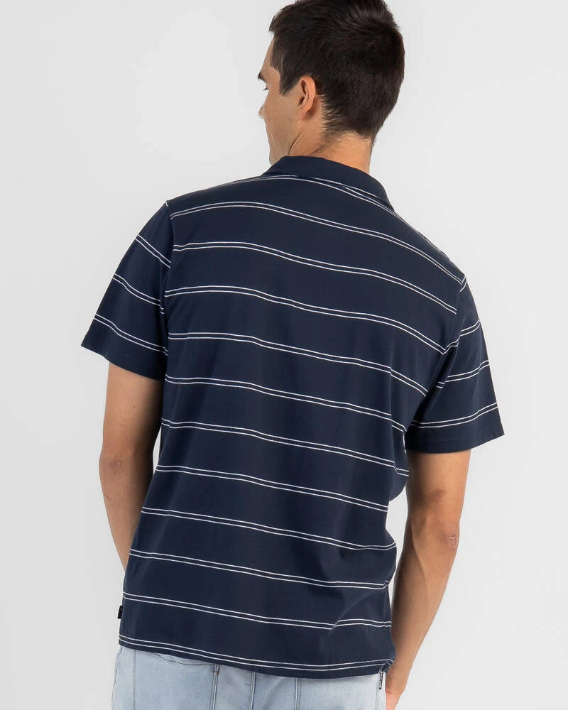 Rip Curl Plain Stripe Polo Shirt 5 Rip Curl Plain Stripe Polo Shirt - Image 3