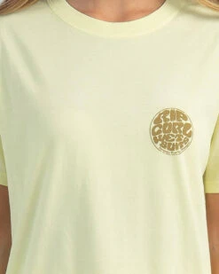 Rip Curl Wettie Icon Relaxed T-Shirt -Aqua Style Shop 20340813 04 RT XL