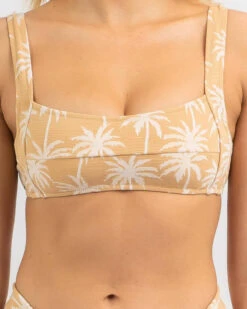 Rip Curl Surf Palms Bralette Bikini Top -Aqua Style Shop 20341170 01 RT XL