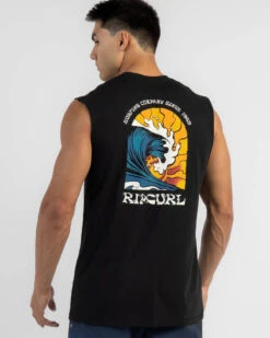 Aqua Style Shop 41 Rip Curl Rays And Hazed Muscle Tank