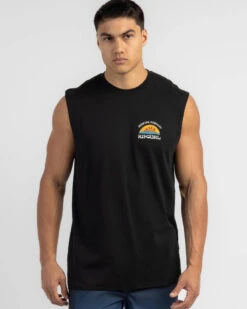 Rip Curl Rays And Hazed Muscle Tank -Aqua Style Shop 20341173 02 LT XL