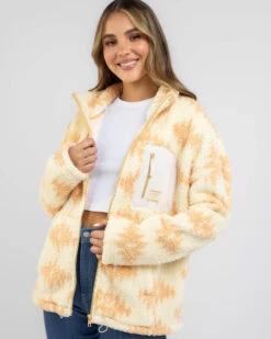 Rip Curl Waves Zip Through Sweatshirt