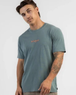 Rip Curl Quest Logo T-Shirt -Aqua Style Shop 20345293 01 LT XL