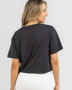 Rip Curl Swell Crop T-Shirt -Aqua Style Shop 20345983 01 LT XL