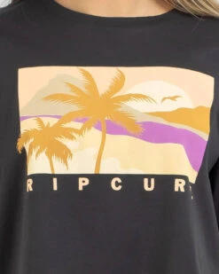 Rip Curl Swell Crop T-Shirt -Aqua Style Shop 20345983 01 RT XL