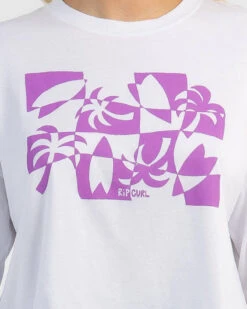 Rip Curl Check Heritage Crop T-Shirt 9 Rip Curl Check Heritage Crop T-Shirt -Aqua Style Shop 20346226 01 RT XL