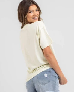 Rip Curl Higher Purpose Relaxed T-Shirt 8 Rip Curl Higher Purpose Relaxed T-Shirt -Aqua Style Shop 20346277 02 LT XL