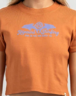 Rip Curl Utopia Baby Tee -Aqua Style Shop 20347523 01 RT XL