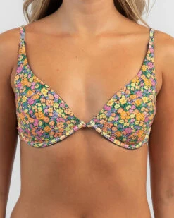 Rip Curl Afterglow Floral Bikini Top 9 Rip Curl Afterglow Floral Bikini Top -Aqua Style Shop 20349906 01 RT XL