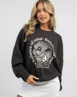 Rip Curl Balance Sweatshirt -Aqua Style Shop 20350672 01 LT XL