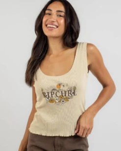 Rip Curl Oceans Together Ribbed Tank Top