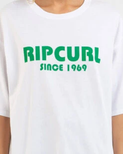 Rip Curl Icons Of Surf Heritage T-Shirt -Aqua Style Shop 20350972 02 RT XL