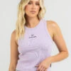 Rip Curl Sonic Bloom Rib Tank Top 2 Rip Curl Sonic Bloom Rib Tank Top -Aqua Style Shop 20351622 01 FT XL