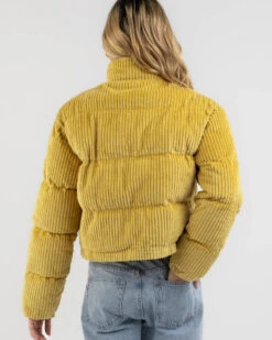 Rip Curl Trippin Cord Puffer Jacket 8 Rip Curl Trippin Cord Puffer Jacket -Aqua Style Shop 20355427 01 LT XL