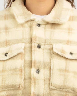 Rip Curl Sunrise Sherpa Jacket 9 Rip Curl Sunrise Sherpa Jacket -Aqua Style Shop 20355428 01 RT XL