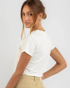 Rip Curl Cosmic Quest Baby Tee 8 Rip Curl Cosmic Quest Baby Tee -Aqua Style Shop 20355687 02 LT XL