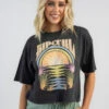 Rip Curl Glow Heritage Crop T-Shirt 2 Rip Curl Glow Heritage Crop T-Shirt -Aqua Style Shop 20360304 01 FT XL