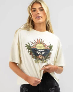 Rip Curl Shore Break Heritage Crop T-Shirt