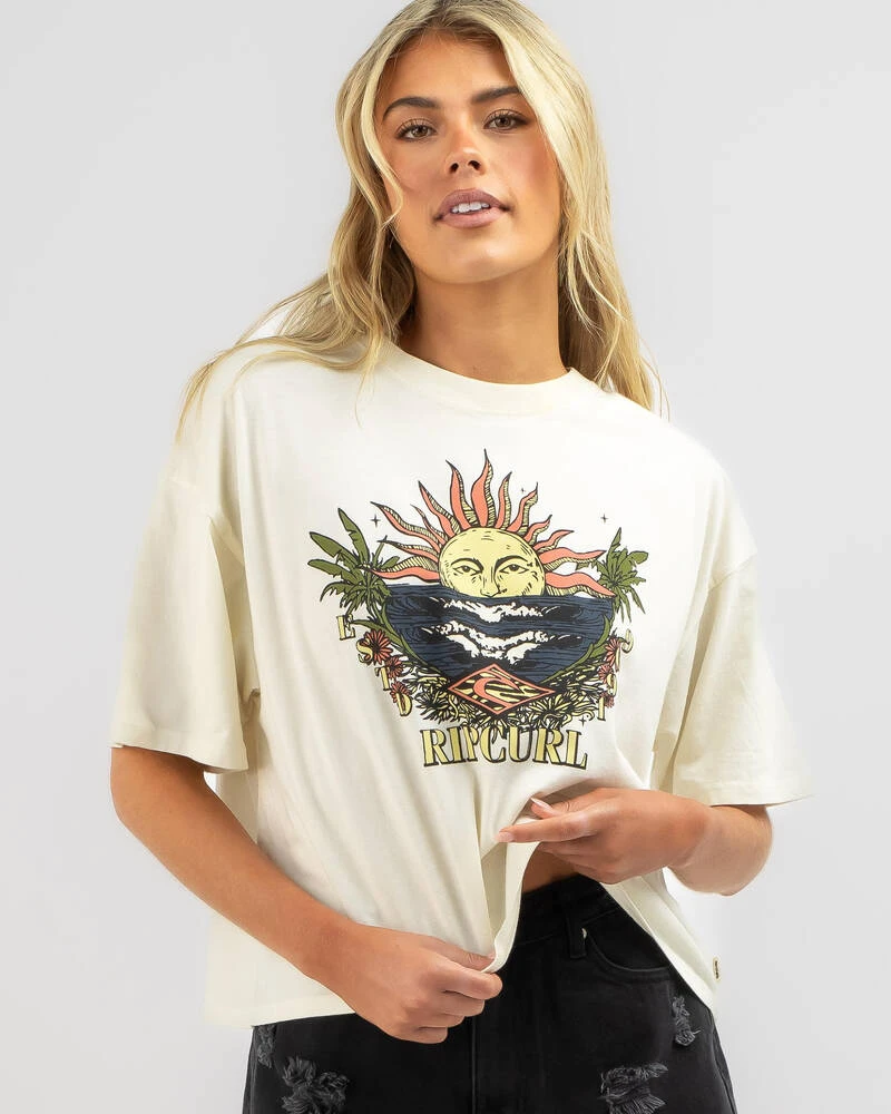 Rip Curl Shore Break Heritage Crop T-Shirt 3 Rip Curl Shore Break Heritage Crop T-Shirt