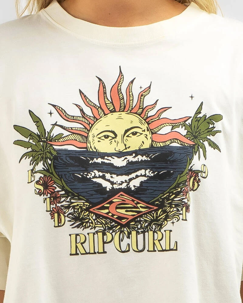 Rip Curl Shore Break Heritage Crop T-Shirt 6 Rip Curl Shore Break Heritage Crop T-Shirt - Image 4