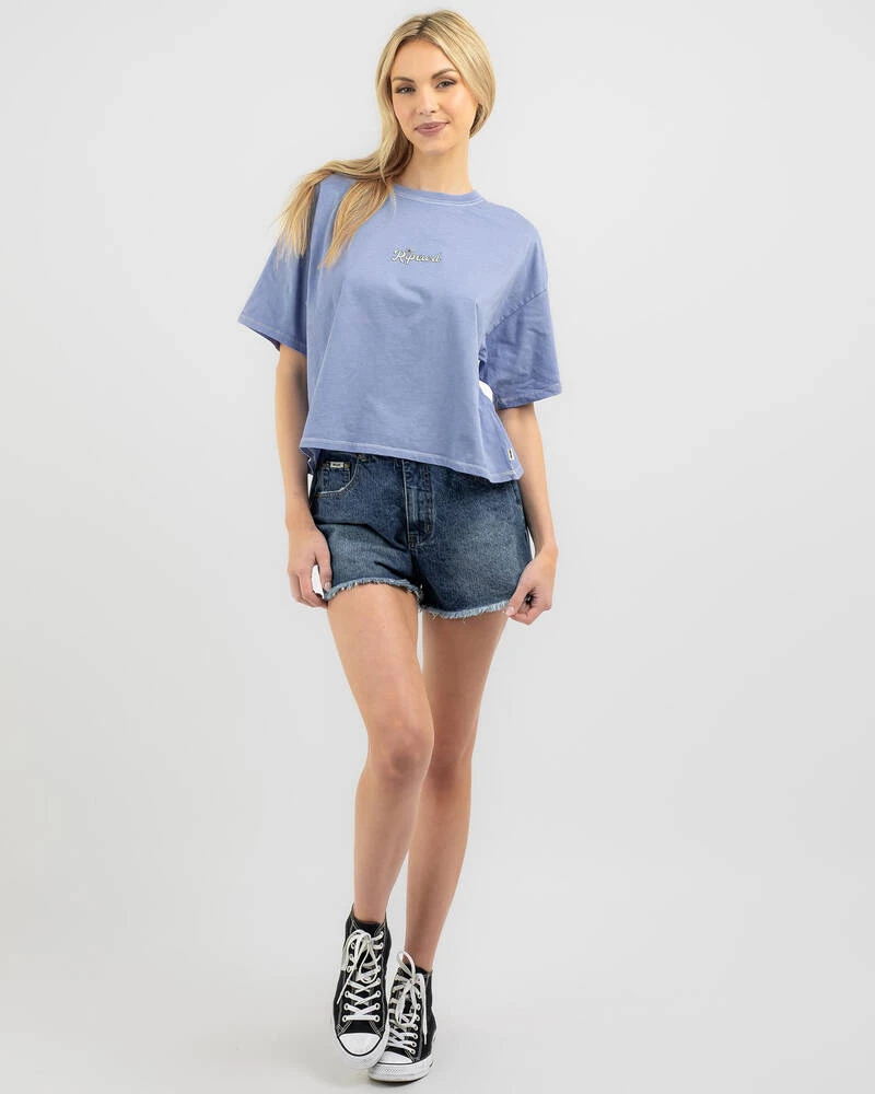 Rip Curl Hot Tropics Heritage Crop T-Shirt 4 Rip Curl Hot Tropics Heritage Crop T-Shirt - Image 2