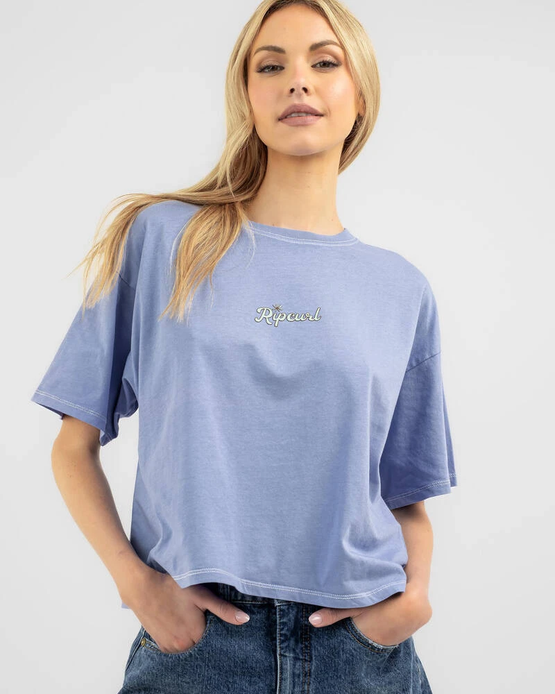 Rip Curl Hot Tropics Heritage Crop T-Shirt 5 Rip Curl Hot Tropics Heritage Crop T-Shirt - Image 3