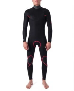 Rip Curl Dawn Patrol Performance 4/3mm Chest Zip Wetsuit 2023 - Black -Aqua Style Shop 56696 wsm9wm 0090 4 lpr