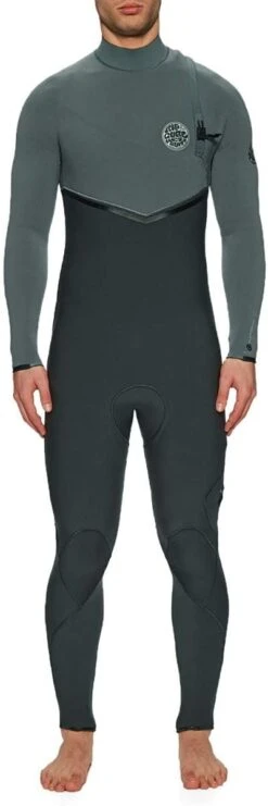 Rip Curl Flashbomb 4/3mm Mens Zip Free Wetsuit - Grey