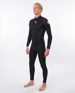 Rip Curl Freelite 5/3mm Back Zip Mens Wetsuit 2022 - Black