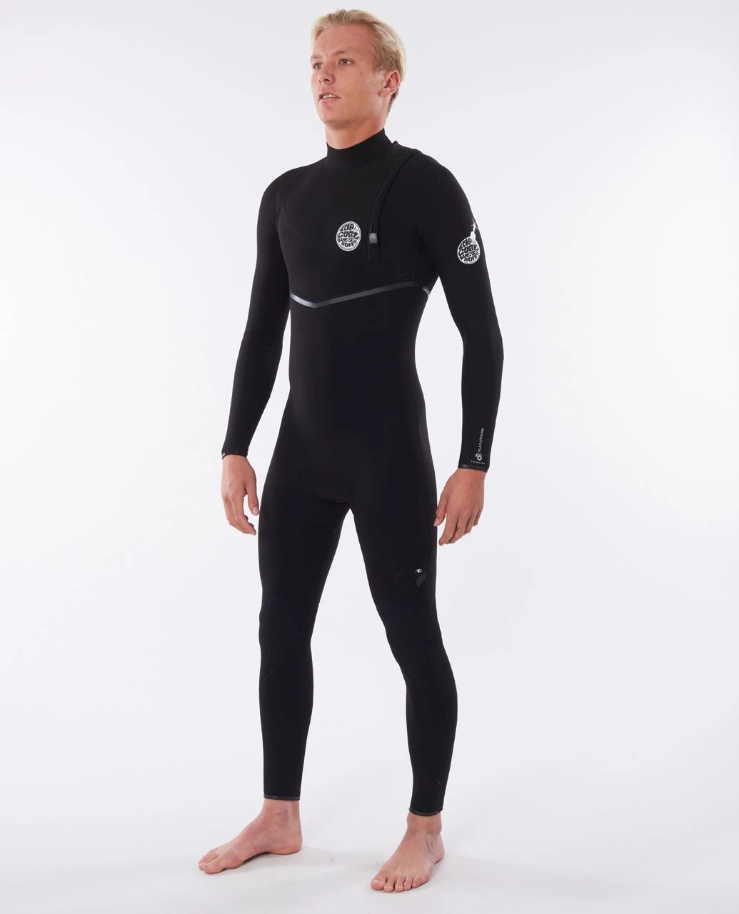 Rip Curl Flash Bomb 5/3mm Zip Free Wetsuit 2022 - Black 3 Rip Curl Flash Bomb 5/3mm Zip Free Wetsuit 2022 - Black