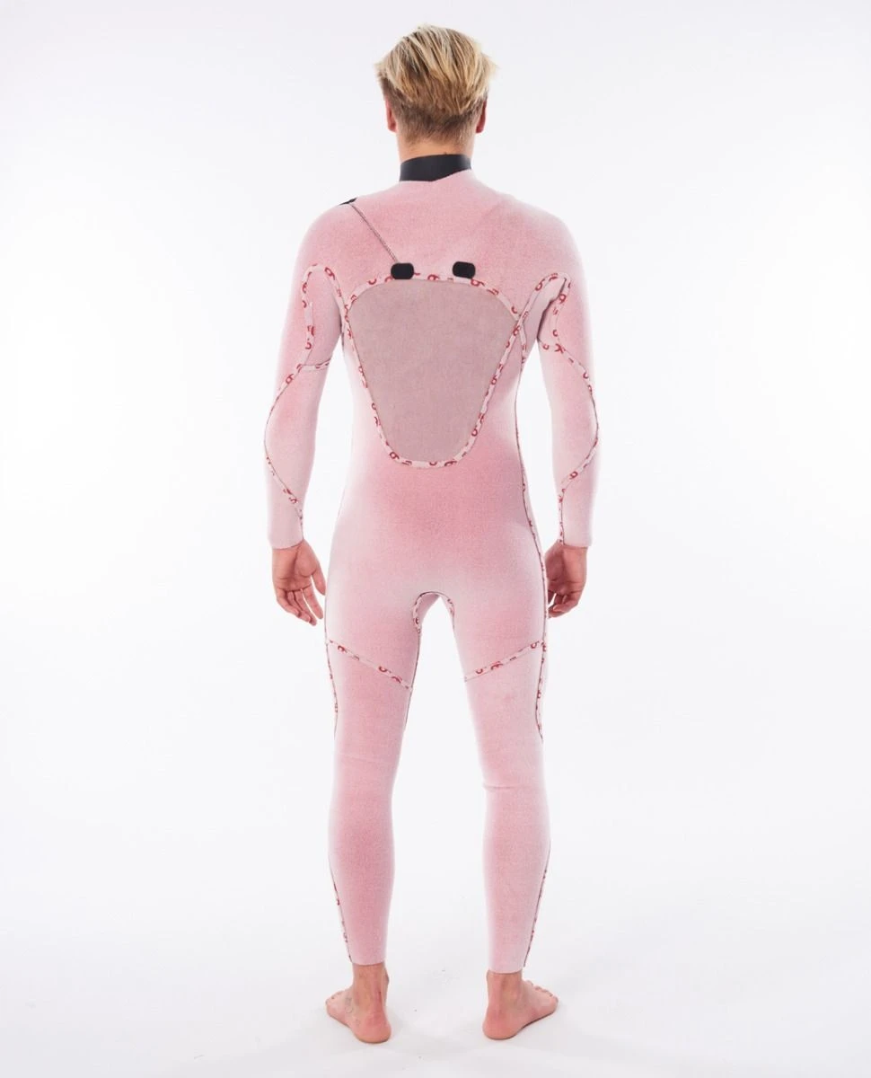 Rip Curl Flash Bomb 5/3mm Chest Zip Mens Wetsuit 2023 - Slate 5 Rip Curl Flash Bomb 5/3mm Chest Zip Mens Wetsuit 2023 - Slate - Image 3