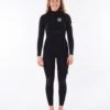 Rip Curl E Bomb 3/2mm Womens Zip Free Summer Wetsuit - Black -Aqua Style Shop 74118 wsmykg 0090 3