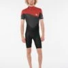 Rip Curl Mens Omega 1.5mm Shorty Spring Wetsuit 2023 - Maroon -Aqua Style Shop 80107 wsp8cm 4370 4