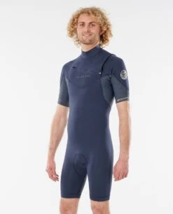 Rip Curl Mens Dawn Patrol 2/2mm Shorty Wetsuit 2023 - Slate -Aqua Style Shop 80138 wsp9gv 4099 1 1