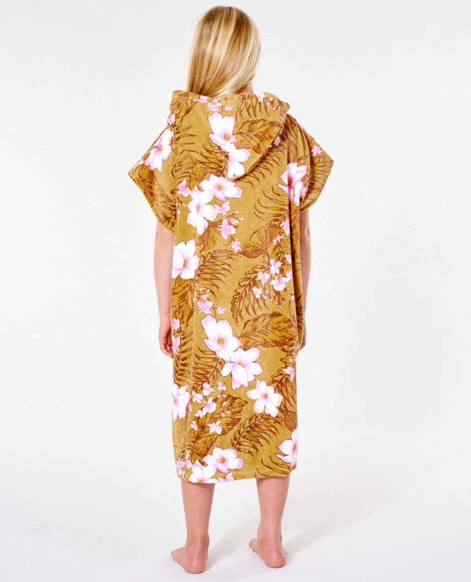 Rip Curl Playabella Girls Hooded Changing Towel - Orange 4 Rip Curl Playabella Girls Hooded Changing Towel - Orange - Image 2